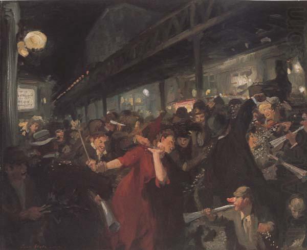 John sloan Election Night (mk43) oil painting picture